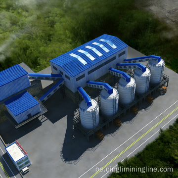 Лінія па вытворчасці вапняка магутнасцю 450-500 TPH